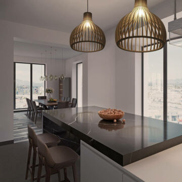 DOMENO ID-565 függesztett mennyezeti lámpa, 1xE27W, barna