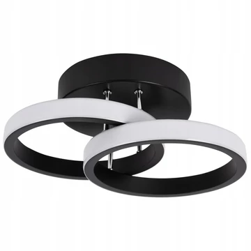 LEDLUX LX-937 mennyezeti, oldalfali lámpa, 18W, 4000k, fekete