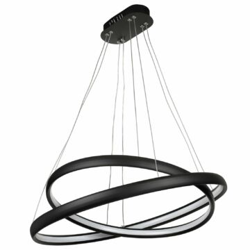 LEDLUX LX-931 függesztett mennyezeti lámpa,102W, 3000k-6000k, fekete