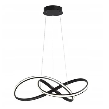 LEDLUX LX-917 függesztett mennyezeti lámpa, 44W, fekete