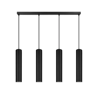 LEDLUX LX-1350 függesztett mennyezeti lámpa,4xGU10, fekete