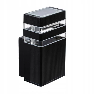 LEDLUX LX-9112 kültéri homlokzati lámpa,1xGU10, fekete