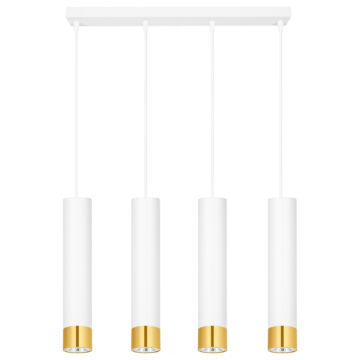 LEDLUX LX-1415 függesztett mennyezeti lámpa,4xGU10, fehér arany