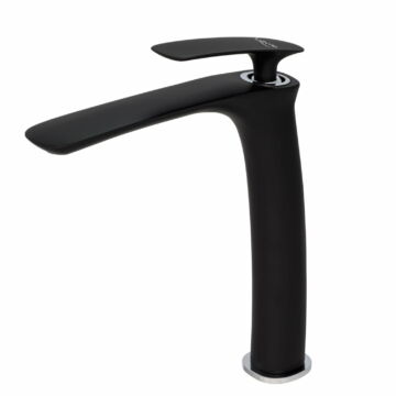 Tony fürdőszobai magasított csaptelep fekete Tony fürdőszobai magasított csaptelep fekete