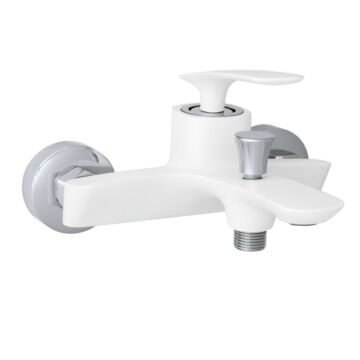 Tony fürdőszobai kádtöltő csaptelep fehér-króm Tony fürdőszobai kádtöltő csaptelep fehér-króm