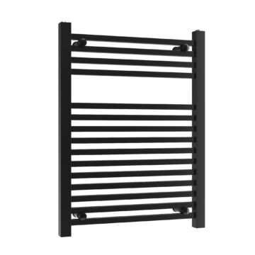 Törölközőszárító radiátor, szögletes, Proper 50cm x 60cm, fekete