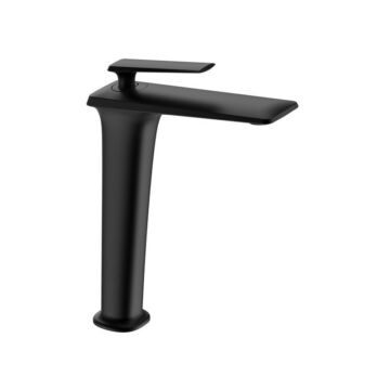 Purus magasított fürdőszobai mosdó csaptelep fekete Purus magasított fürdőszobai mosdó csaptelep fekete