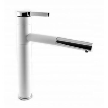 Round konyhai csaptelep fehér-króm Round konyhai csaptelep fehér-króm