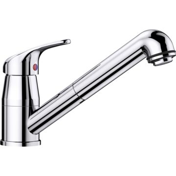 BLANCO DARAS-S álló konyhai csaptelep, kihúzható fejjel, króm BLANCO DARAS-S álló konyhai csaptelep, kihúzható fejjel, króm