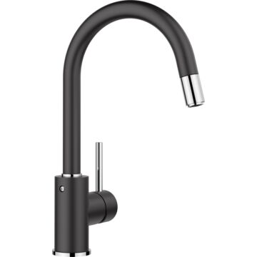 BLANCO MIDA-S konyhai csaptelep, fekete BLANCO MIDA-S konyhai csaptelep, fekete