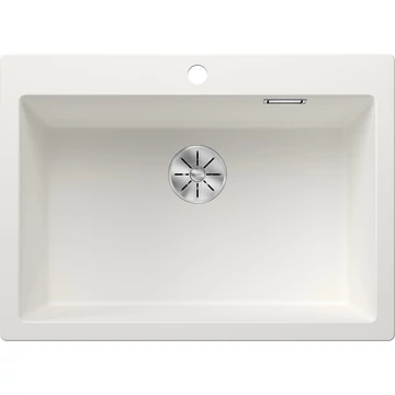 BLANCO PLEON 8 Silgranit egymedencés gránit mosogató automata dugóemelő, szifonnal, fehér