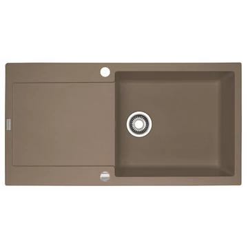 FRANKE MARIS MRG 611-100-XL egymedencés gránit mosogató automata dugóemelő, szifonnal, kasmír