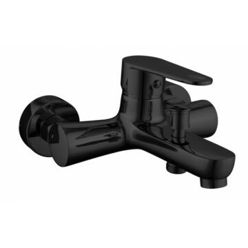 Kama fürdőszobai kádtöltő csaptelep fekete Kama fürdőszobai kádtöltő csaptelep fekete