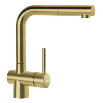 Schock Laios Ext konyhai csaptelep white gold