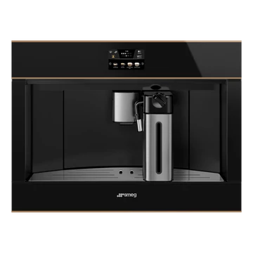 SMEG TELJESEN AUTOMATA KÁVÉFŐZŐ, Dolce Stil Novo design, fekete