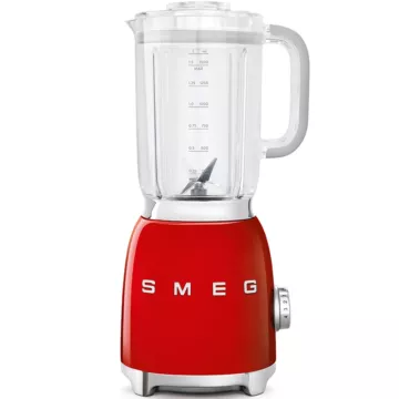 SMEG TURMIXGÉP, 50-es évek retro design, 1,5 liter, 800 W, 4 fokozat, 3 program, piros