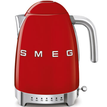 SMEG VÍZFORRALÓ, 50-es évek retro design, 1,7 liter, piros SMEG VÍZFORRALÓ, 50-es évek retro design, 1,7 liter, piros