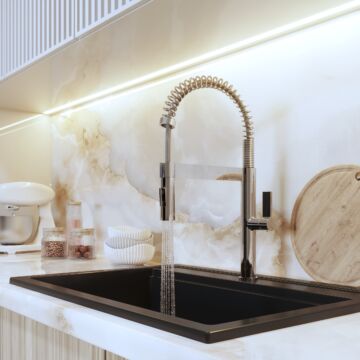 Spirál new konyhai csaptelep króm Spirál new konyhai csaptelep króm