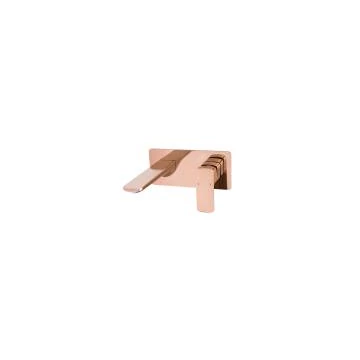 Cubic falra szerelhető fürdőszoba mosdó csaptelep rosegold