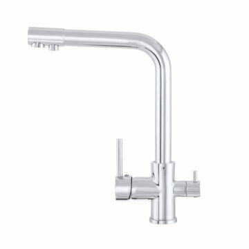 Side 3 utas konyhai csaptelep vízszűrő berendezéshez, króm Side 3 utas konyhai csaptelep vízszűrő berendezéshez, króm