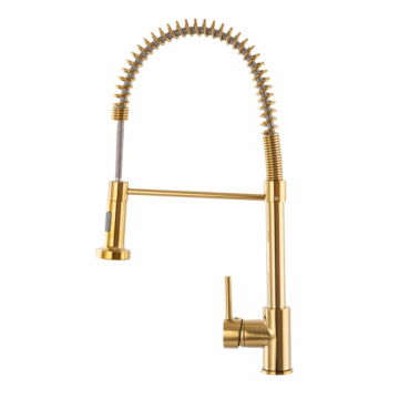 Spirál konyhai csaptelep arany Spirál konyhai csaptelep arany