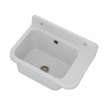 Vigo fali kézmosó, szifonnal, fehér