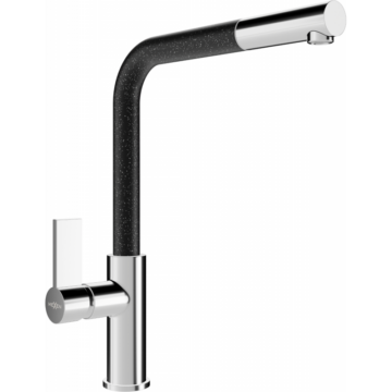 Flora konyhai csaptelep fekete-króm Flora konyhai csaptelep fekete-króm