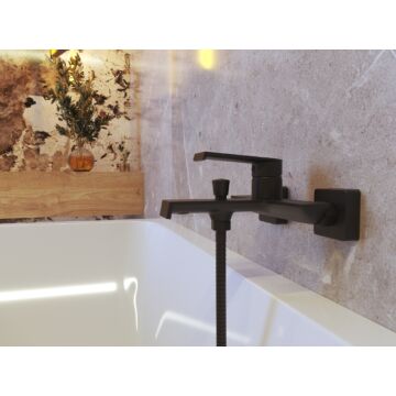 Axel fürdőszobai kádtöltő csaptelep fekete Axel fürdőszobai kádtöltő csaptelep fekete