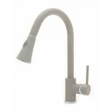 Taru konyhai csaptelep szürke-szemcsés Taru konyhai csaptelep szürke-szemcsés