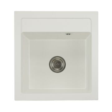 Start Don mosogató szett 2 féle választható csapteleppel (Beta, Steel) automata szűrőkosaras leeresztővel, szifonnal fehér színben