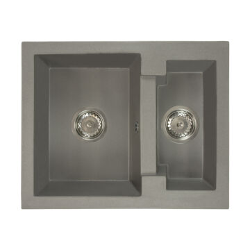 Yogi gyümölcsmosós gránit mosogató szifonnal szürke Yogi gyümölcsmosós gránit mosogató szifonnal szürke