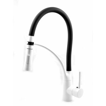 Nexo konyhai csaptelep fehér-fekete Nexo konyhai csaptelep fehér-fekete