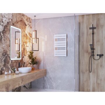 Design classic törölközőszárító radiátor 45cm x 80cm, fehér