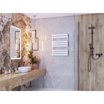 Design classic törölközőszárító radiátor 60cm x 80cm, fehér