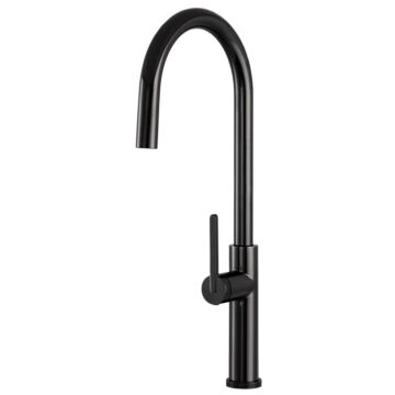 Slender konyhai csaptelep, fényes fekete Slender konyhai csaptelep, fényes fekete