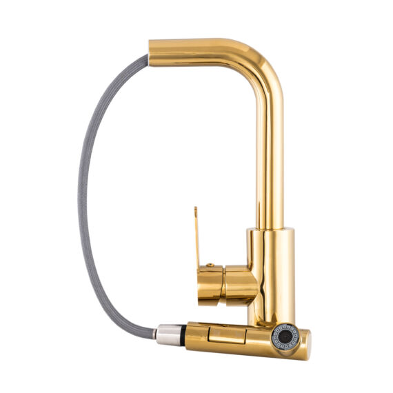 Side 2 konyhai csaptelep arany