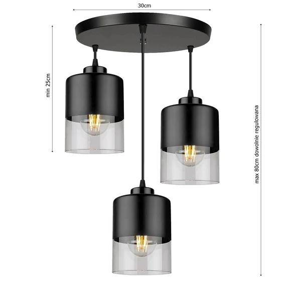 LEDLUX LX-1276 függesztett mennyezeti lámpa