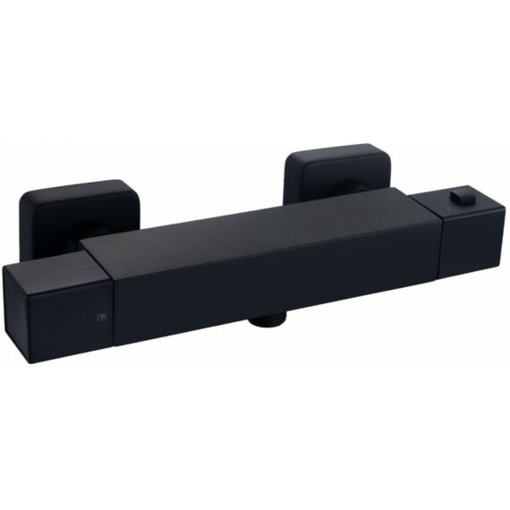 Mexen Cube termosztatikus csaptelep zuhanyhoz fekete