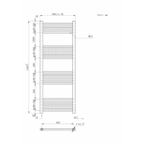 Törölközőszárító radiátor
