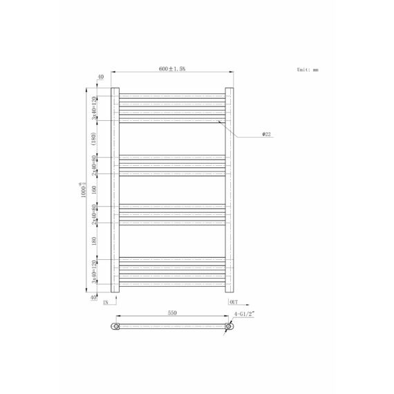 Törölközőszárító radiátor