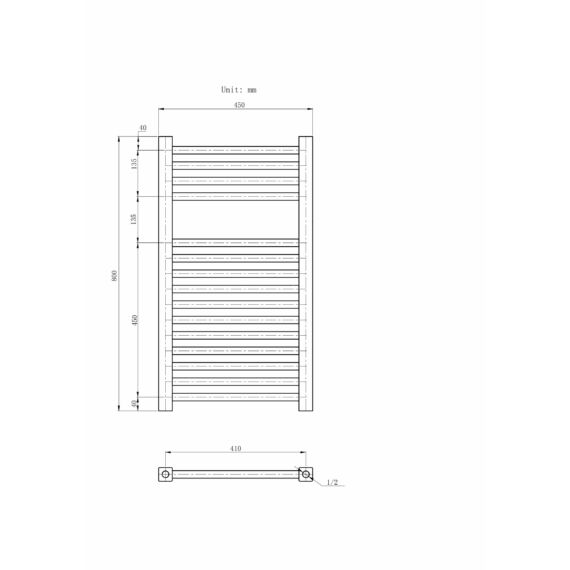 Törölközőszárító radiátor