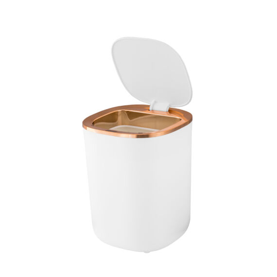 Gamma konyhai hulladéktároló, szenzoros, fehér-rose gold