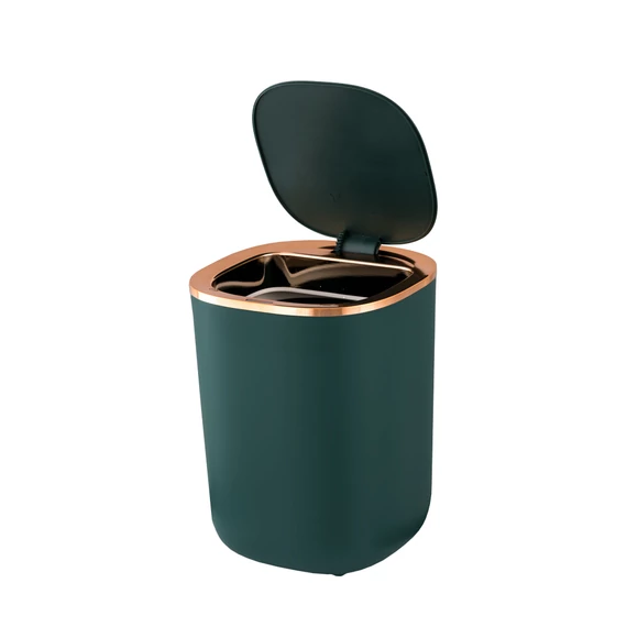Gamma konyhai hulladéktároló, szenzoros, zöld-rose gold
