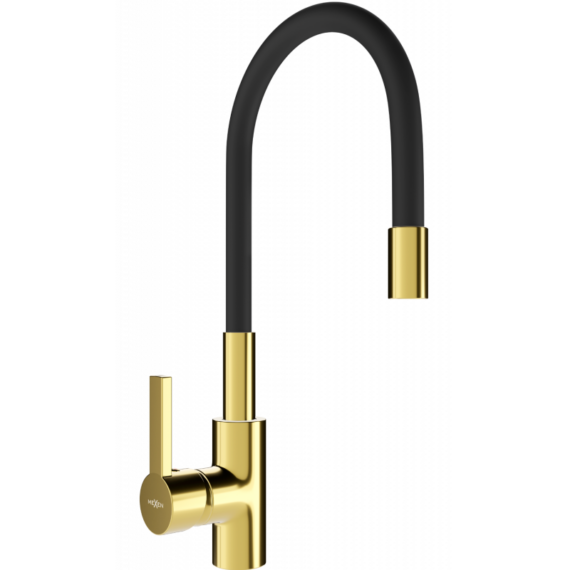 Mexen Flex konyhai csaptelep fekete-arany