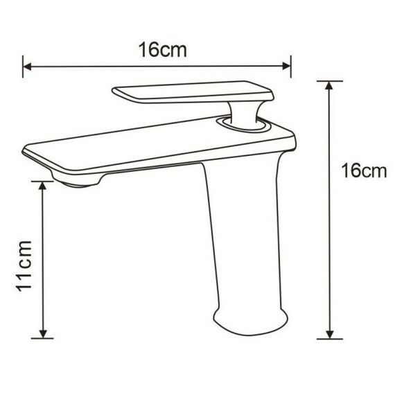 Purus fürdőszobai mosdó csaptelep arany