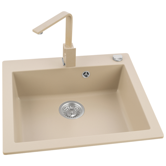 MOJITO 60 egymedencés gránit mosogató 3d csappal