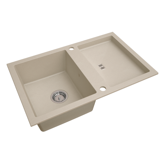 SLIDE 40 egymedencés gránit mosogató csepptálcával