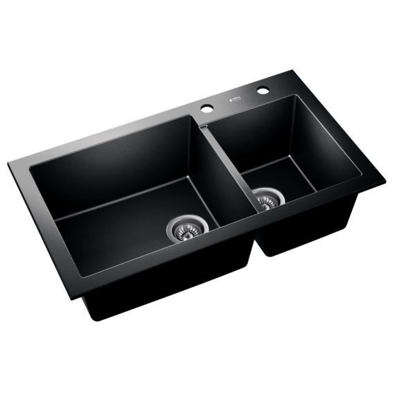 A-POINT 140 kétmedencés gránit mosogató 3d