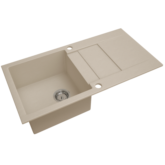 CASCADA 40 egymedencés gránit mosogató 3d