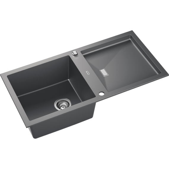 SLIDE 200 egymedencés gránit mosogató csepptálcával